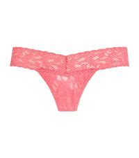 Hanky Panky Pink Signature Lace Low Rise Thong Harrods UK