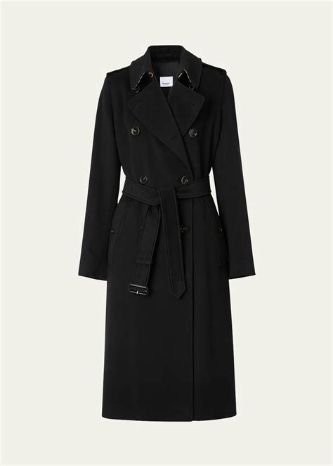 Burberry Kensington Cashmere Trench Coat Bergdorf Goodman