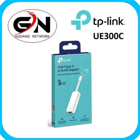 Jual Tp Link Ue300c Usb Type C To Rj45 Gigabit Ethernet Network Adapter Ue300 Shopee Indonesia