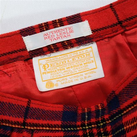 Rare Vintage Pendleton Authentic Leslie Tartan Plaid Gem