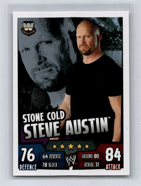 2011 Topps WWE Slam Attax RUMBLE Stone Cold Steve Austin EBay