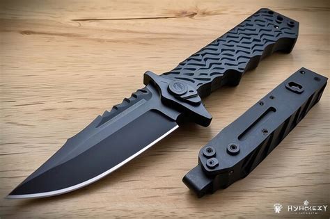 Premium Photo | Tactical Tanto Knife with Kydex Sheath