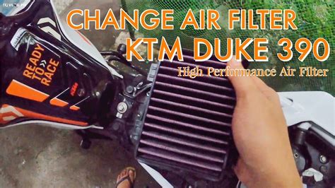 Change Air Filter Of My Ktm Duke Diy Air Filter Change Ktm Duke