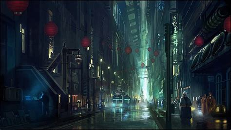 Cyberpunk City Street Para Tu M Vil Y Tableta Explora