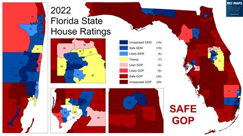 The 2022 Florida State House Ratings - MCI Maps | Election Data Analyst ...