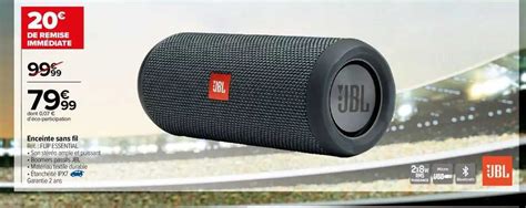 Promo Enceinte Sans Fil Jbl Chez Carrefour Market ICatalogue Fr