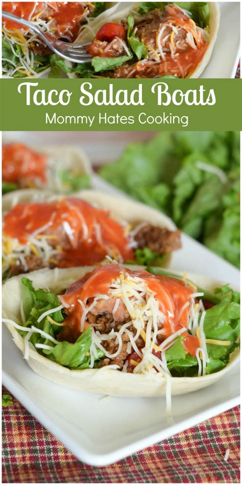 Taco Salad Boats Mommy Hates Cooking