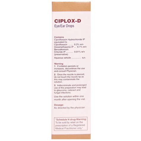 Ciplox D Eye Ear Drops Uses Side Effects Price Apollo Pharmacy