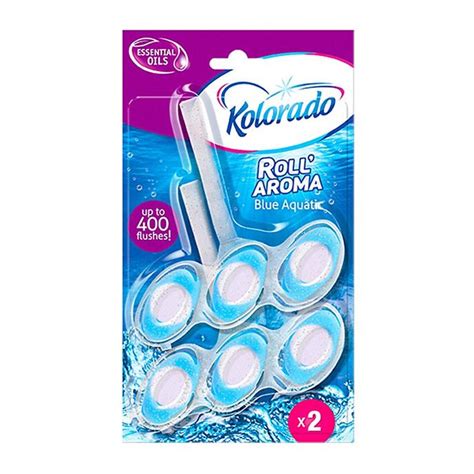 Kostka Do Wc Roll Aroma 2szt Blue Aquatic Zawieszka Kolorado ABIBO