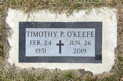 Timothy Patrick Tim O Keefe M Morial Find A Grave