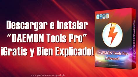 Como Descargar E Instalar DAEMON TOOLS Pro Full En Espaañol 2019 YouTube