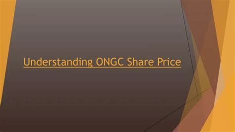 PPT - Get All LIVE ONGC Share Price Share Price NSE PowerPoint ...