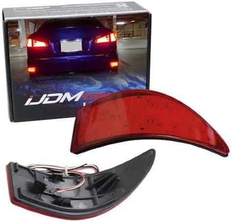 Amazon Ijdmtoy Oe Red Lens Smd Full Led Rear Bumper Reflector