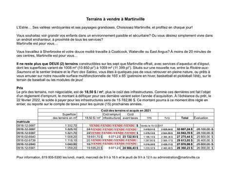 Terrains Fichier Pdf