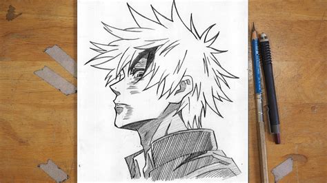 How To Draw Gojo Injured Side View Gojo Drawing Jujutsu Kaisen Youtube