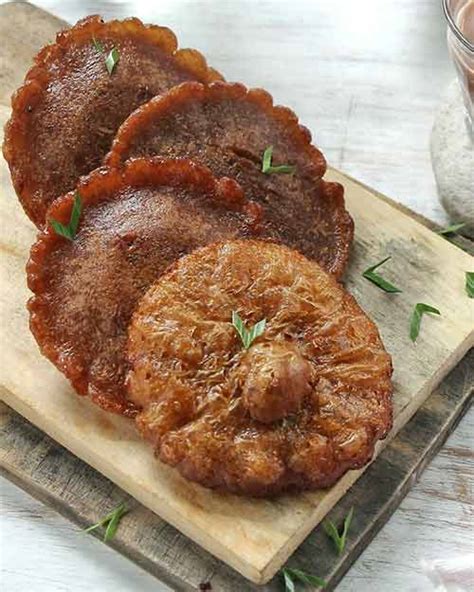 Resep Kue Cucur Gula Merah Empuk Bersarang