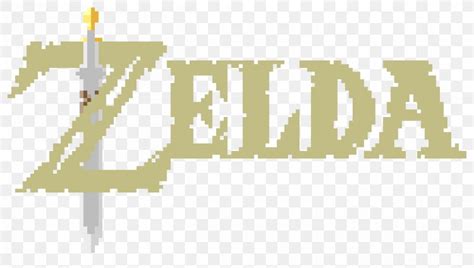 Zelda Logo Pixel Art