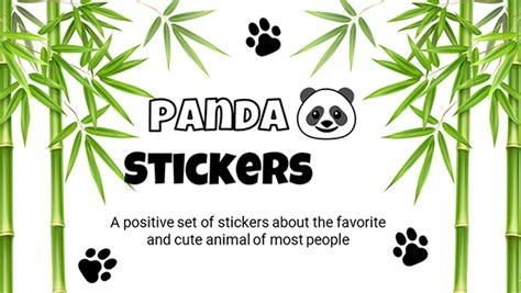 Panda Stickers on Behance