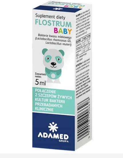 FLOSTRUM BABY PROBIOTYK KROPLE 5ml ADAMED 12696998658 Allegro Pl