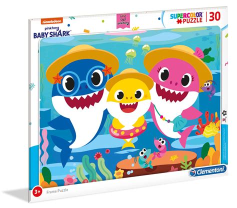 Baby Shark 30 Piezas Supercolor Puzzle Clementoni