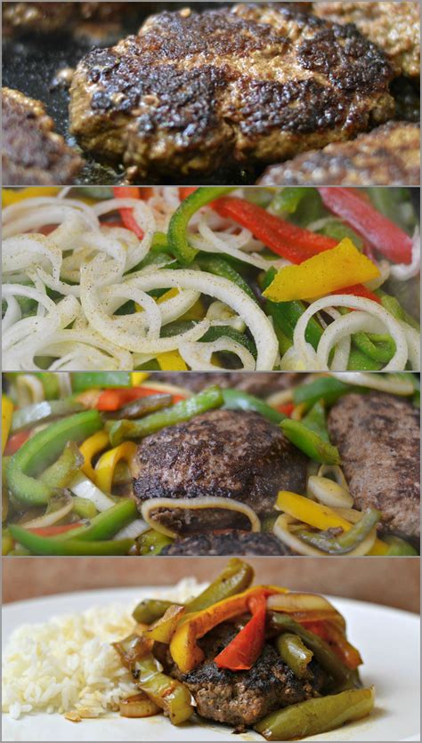 Hamburger Steak - 4 Hats and Frugal