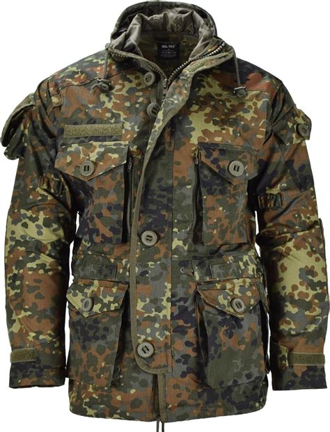 Amazon Chaqueta Del Ej Rcito Alem N Miltec Ripstop Smock Flecktarn