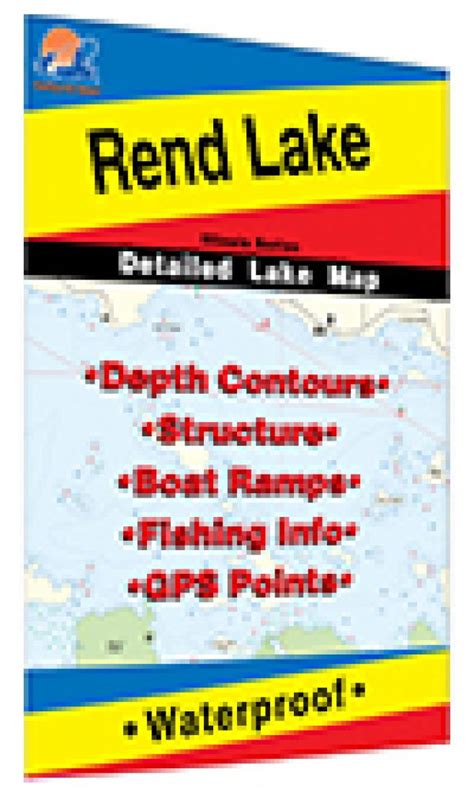 Rend Lake Fishing Map by Fishing Hot Spots | Maps.com.com