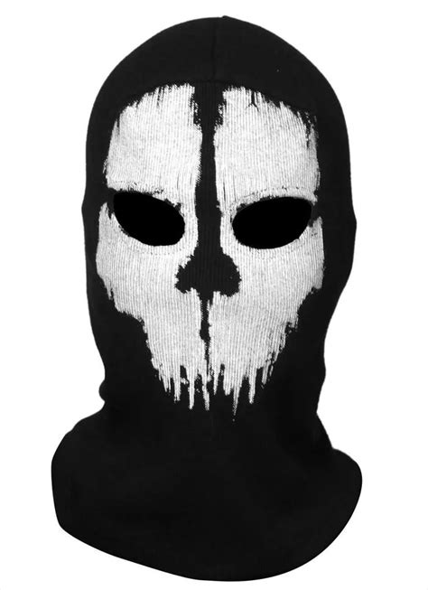 COD Ghost Balaclava Logan Skull face Mask Hood Biker anonymous mask Skull Airsoft ghoul masks ...