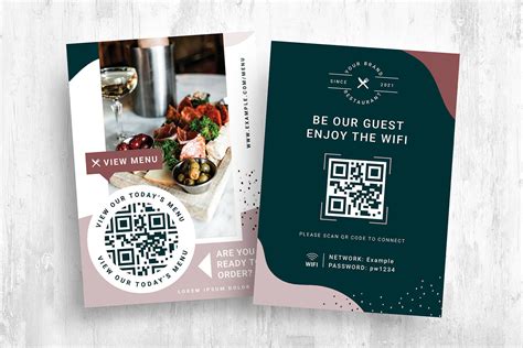 Qr Code Flyer Templates Vol6 Psd Ai Vector Brandpacks