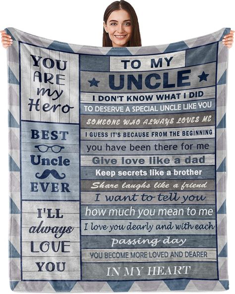 Amazon Hocgiwd Uncle Gifts Blanket X Best Uncle Gifts