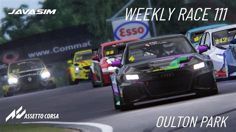 Weekly Race Javasim Oulton Park Assetto Corsa Youtube