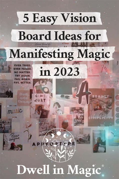 Download 5 Easy Vision Board Ideas For Manifesting Magic In 2021