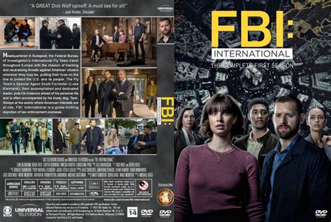 FBI International Season 1 R1 Custom DVD Cover Labels DVDcover