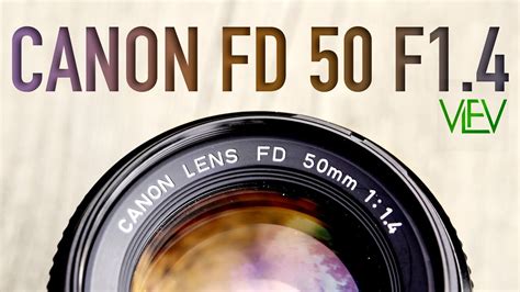 Sale Canon Fd 50mm F1 4 Review In Stock