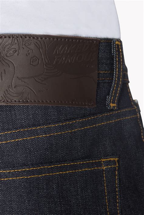 NAKED And FAMOUS Jeans Easy Guy LEFT HAND TWILL SELVEDGE INDIGO