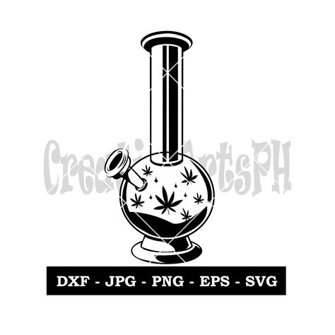 Bong Svg Cannabis Bong Smoke Svg Cannabis Svg For Cricut Etsy