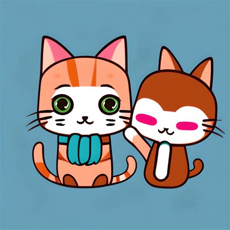 Cute Cat Kawaii Chibi Graphic · Creative Fabrica