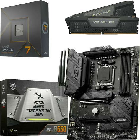 Kit évo Ryzen 7 7700X B650 Tomahawk WIFI 32 Go Kit d évolution