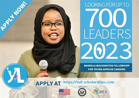 Mandela Washington Fellowship Traineeship For Young African Leaders