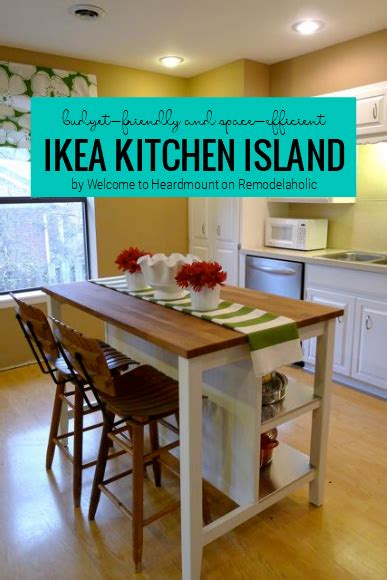 New Kitchen Island from IKEA | Remodelaholic