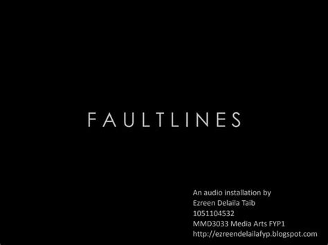 Faultlines | PPT