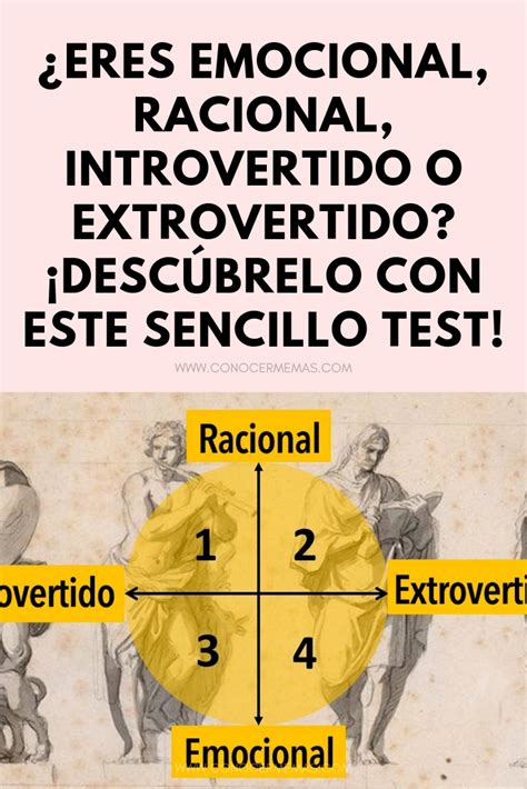 ¿eres Emocional Racional Introvertido O Extrovertido ¡descúbrelo Con Este Sencillo Test