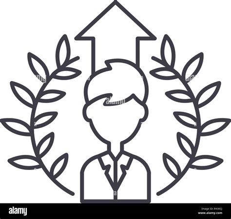 Hall Of Fame Line Icon Concept Hall Of Fame Vector Linear Illustration