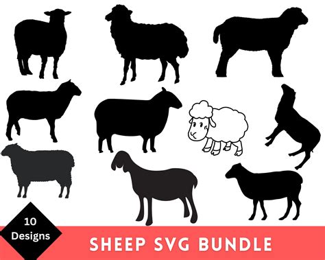 Sheep Svg Sheep Png Cute Sheep Svg Sheep Clip Art Sheep Cricut