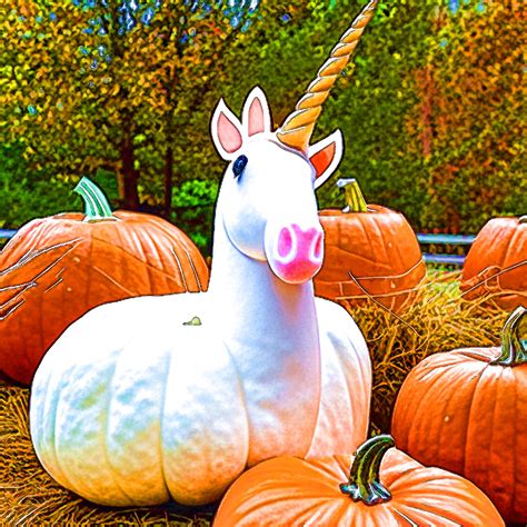 Autumn Unicorn Pumpkin Free Stock Photo Public Domain Pictures