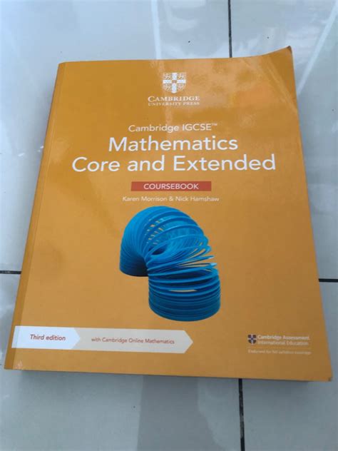 Cambridge Igcse Mathematics Core And Extended Coursebook With