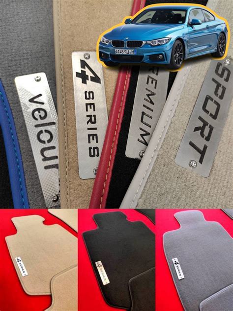 Bmw 4 Series F32 Coupe Velour Carpet Floor Mats 2014 2020