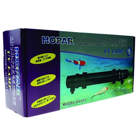 Filtro Ultra Violeta Hopar Uv 611 9w Aquários E Lagos 110v R 288 85