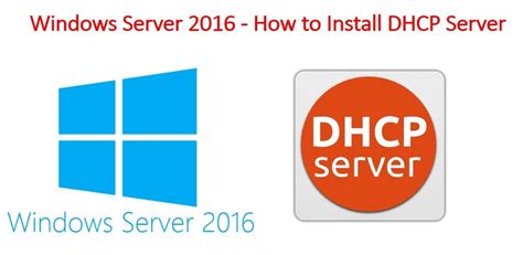 Install And Configure Dhcp On Windows Server 2016 NBKomputer