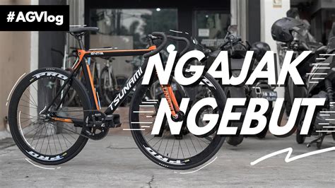 Rakit Sepeda Fixie Tsunami Snm Paket Hemat Youtube